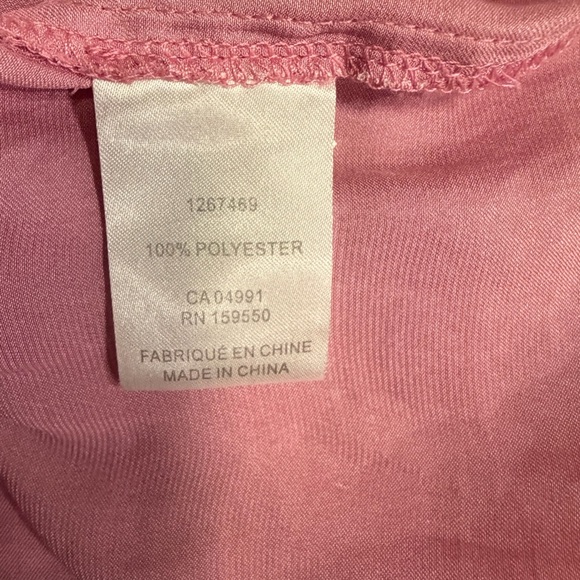 Chic Pink Ruffle Sleeve Blouse - Picture 4 of 4